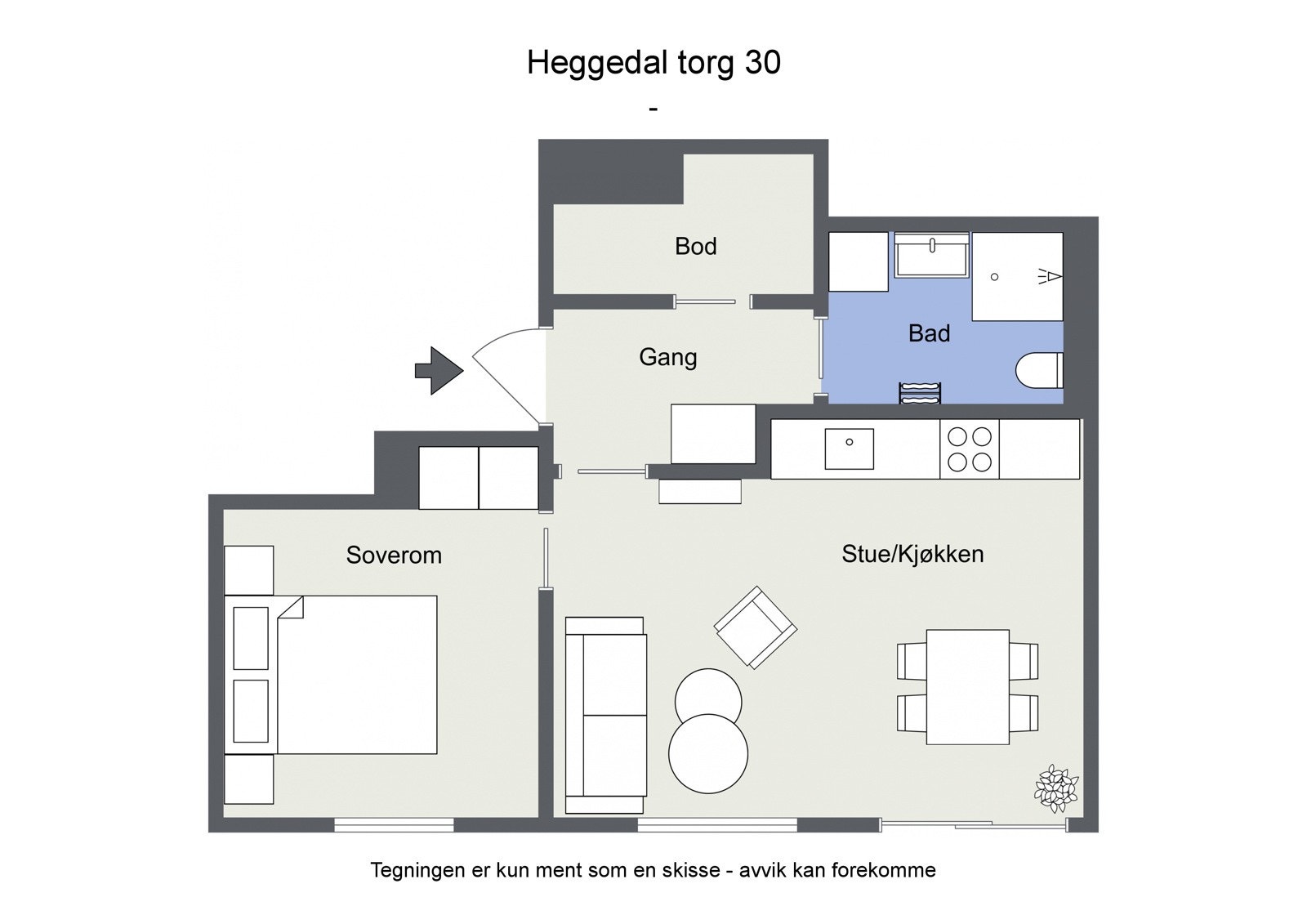 Plantegning. Galleribilde