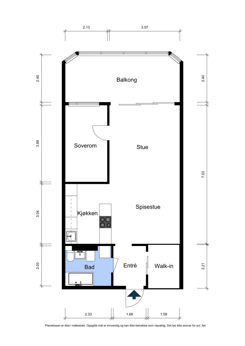 Plantegning Galleribilde