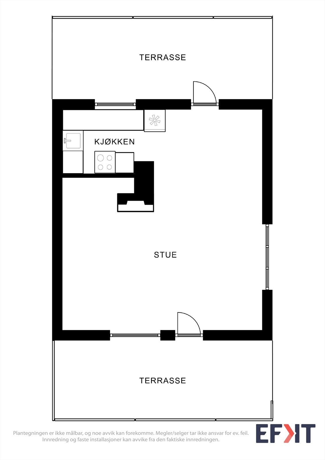 Plantegning Galleribilde