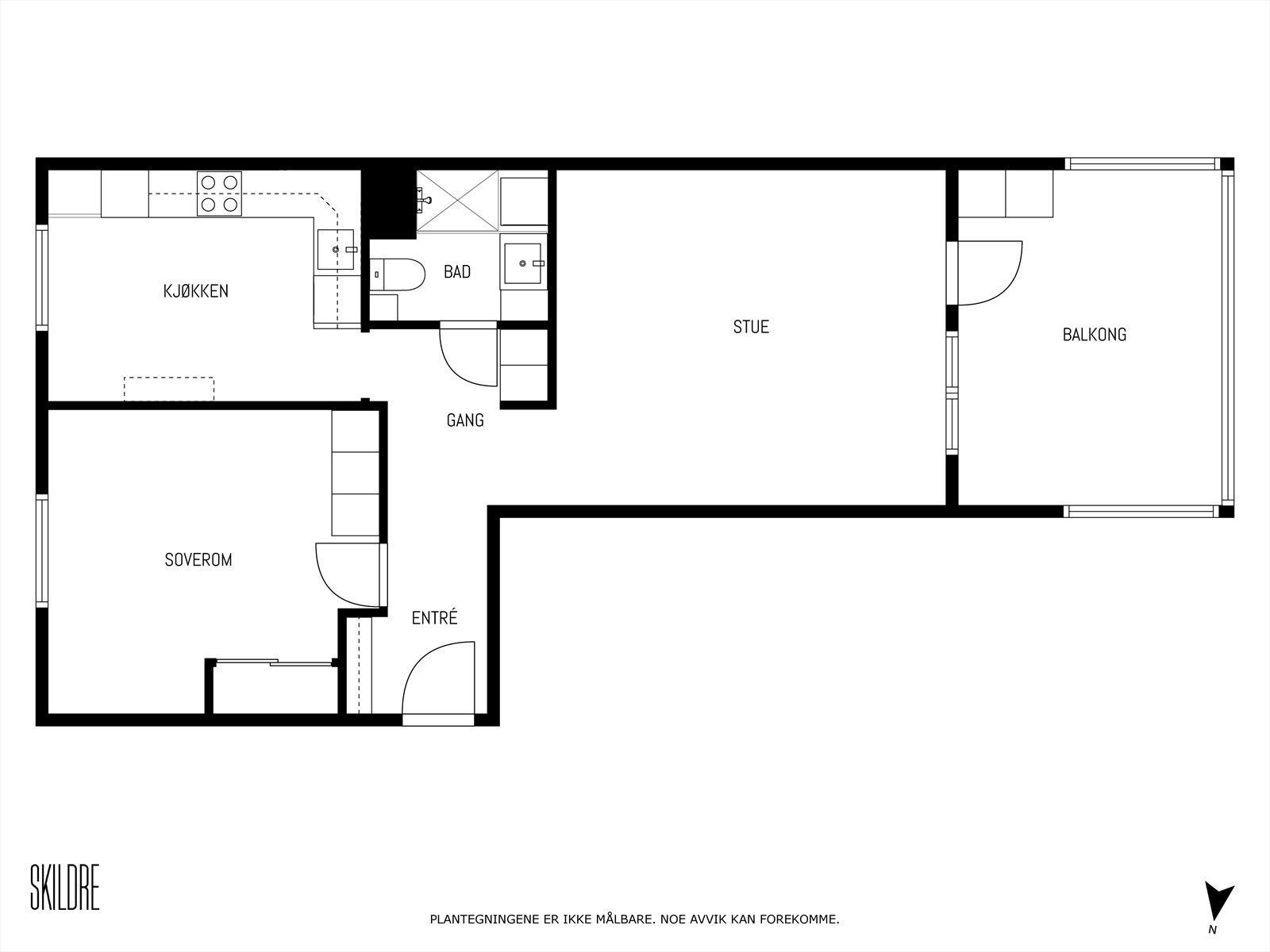 Plantegning. Galleribilde