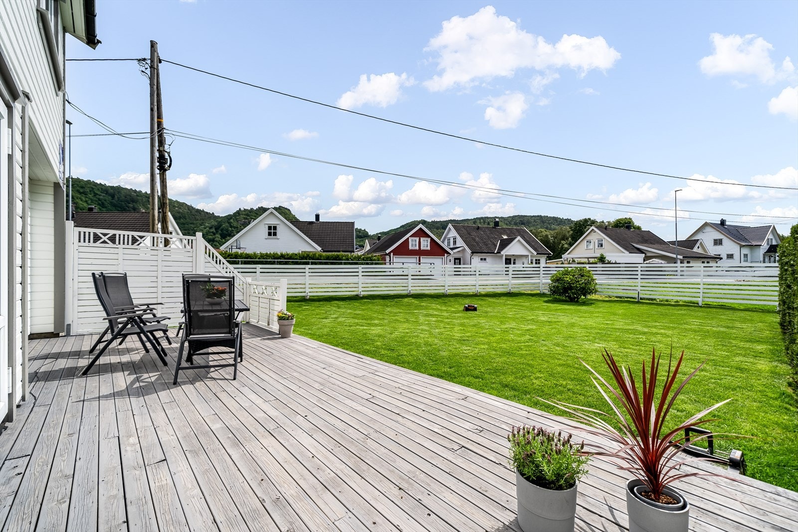 Terrasse ut fra stue Galleribilde