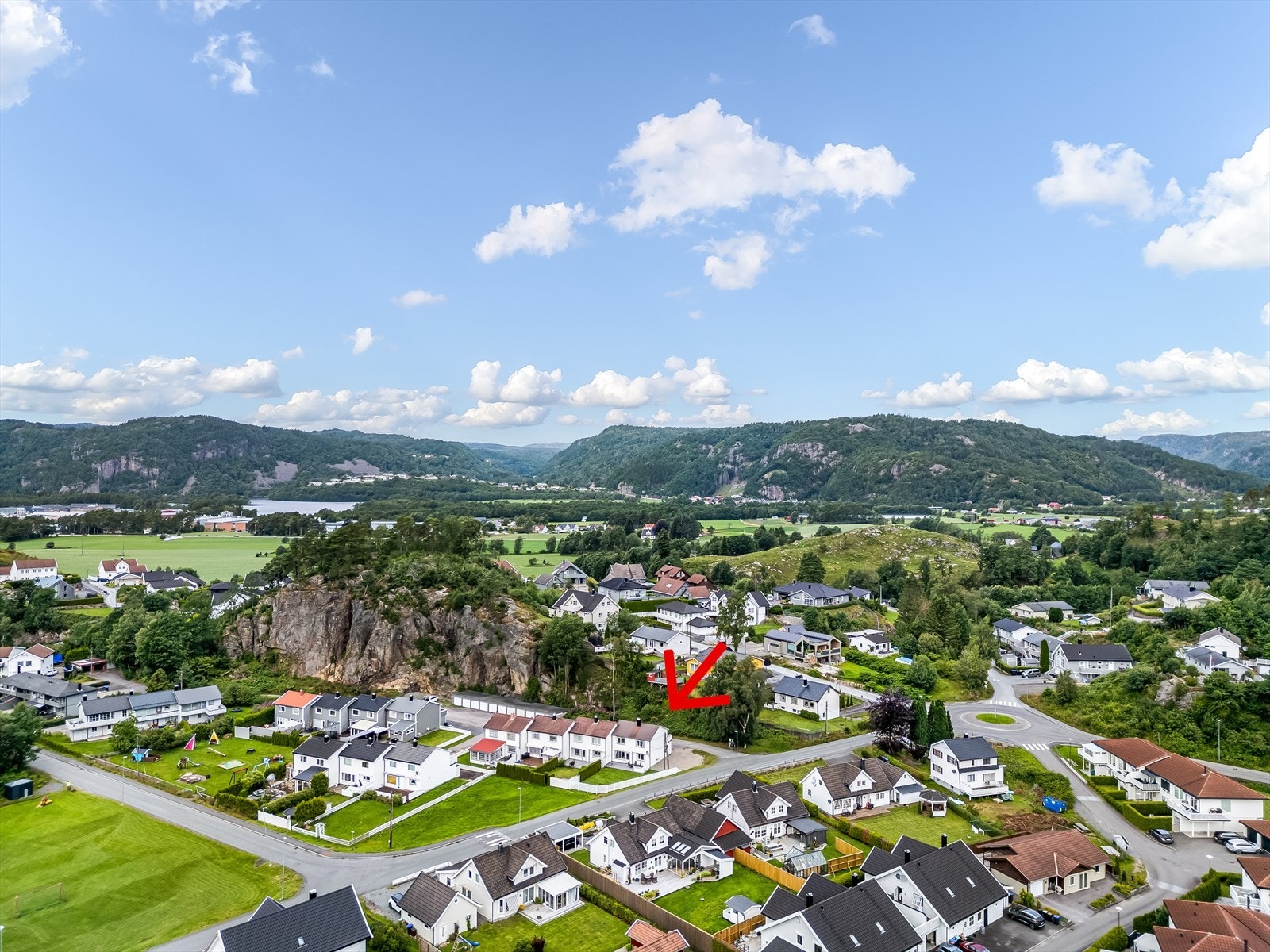 Oversikt boligfeltet Galleribilde