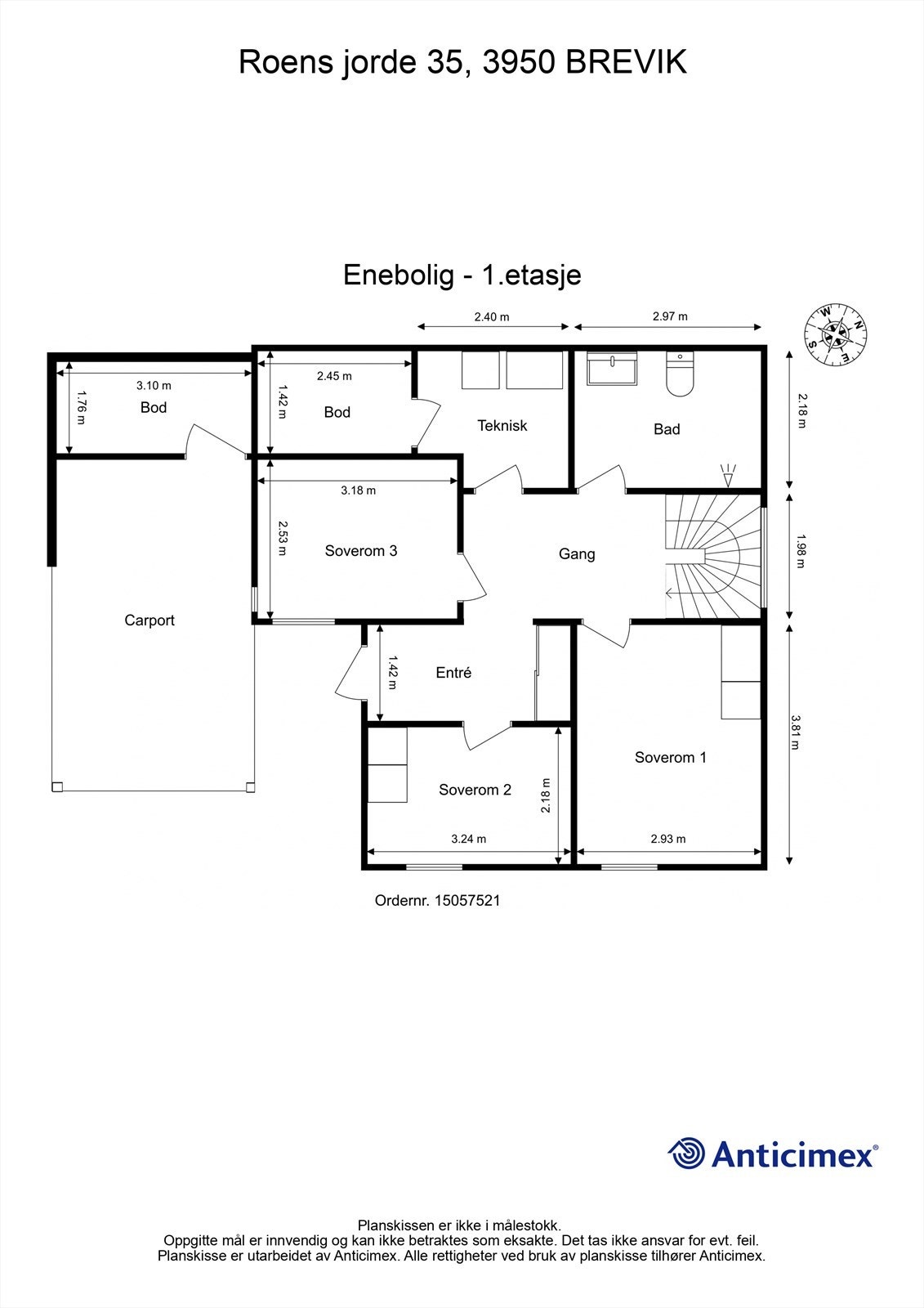 plantegning 1.etasje Galleribilde