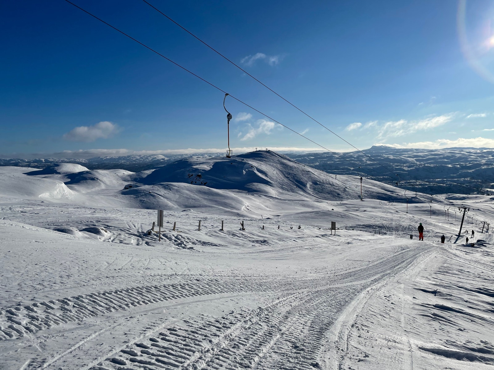 Fra toppen av Alpinsenteret, 1215moh, med 360 graders panorama Galleribilde