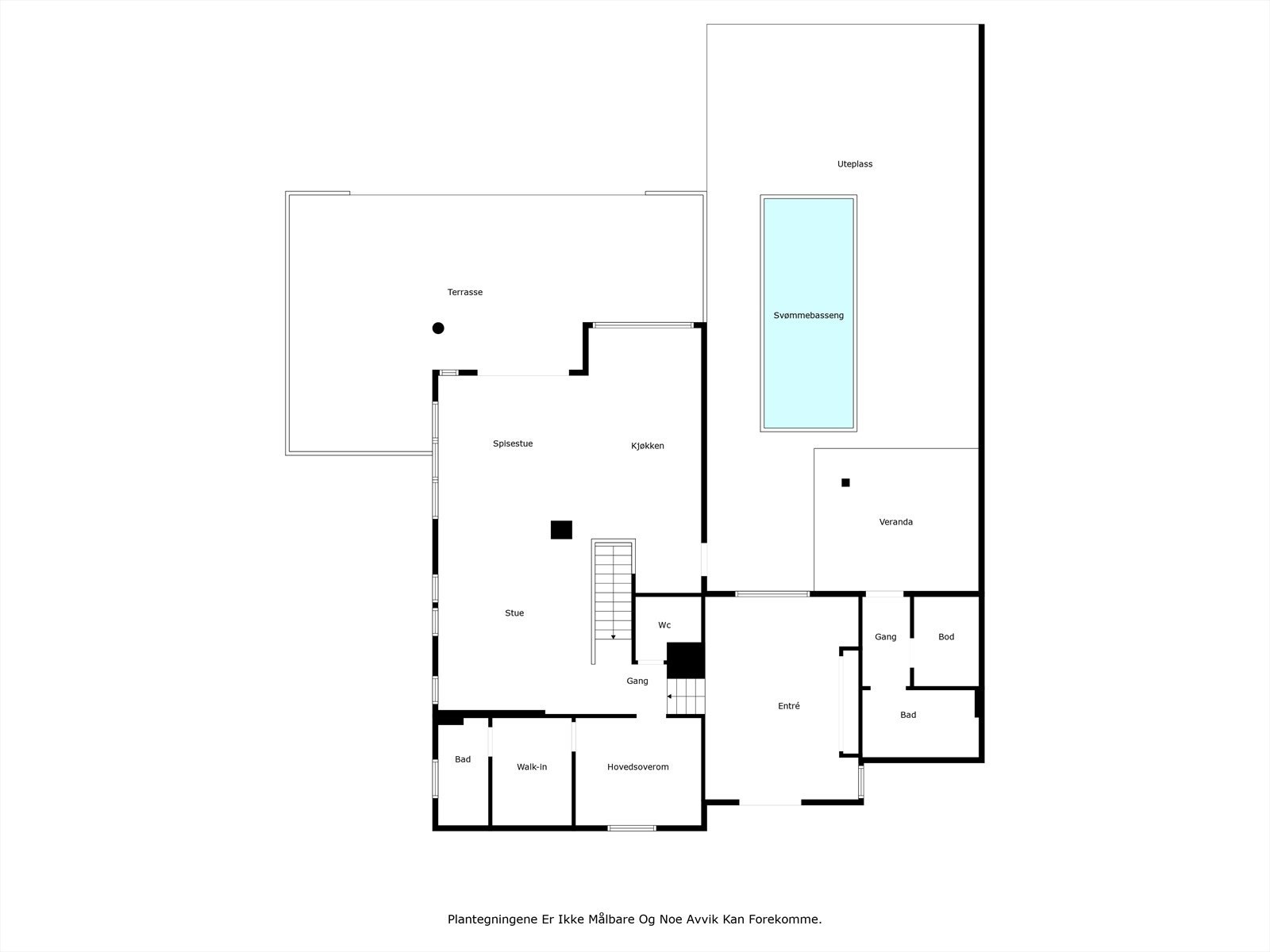 Plantegning 1. etg. Galleribilde