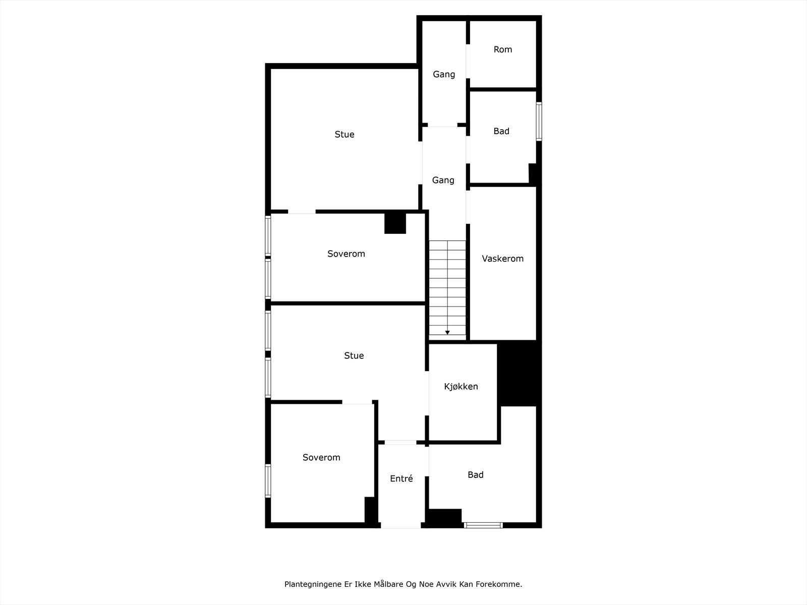 Plantegning underetg. Galleribilde