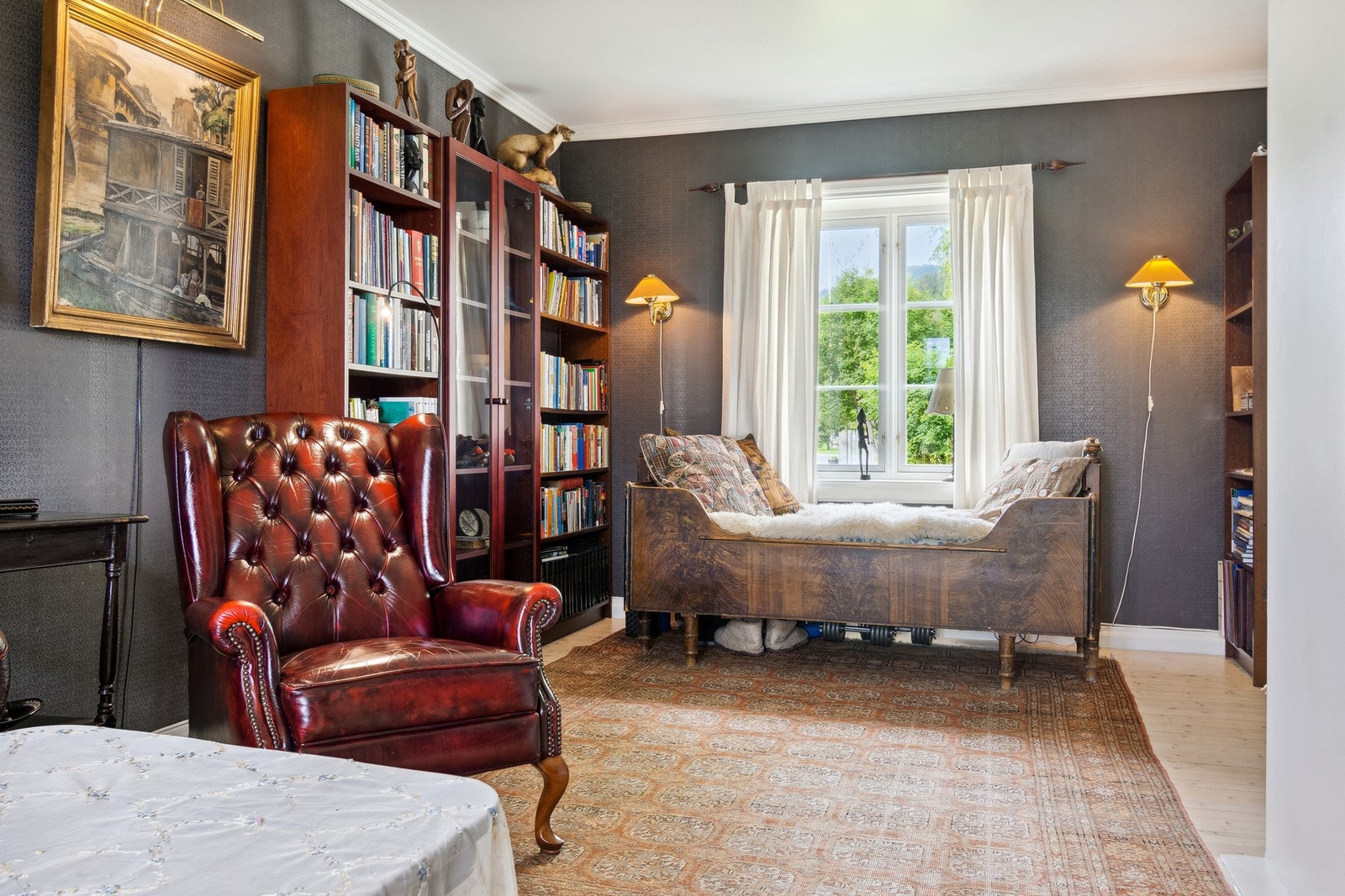 Tv stuen. Galleribilde