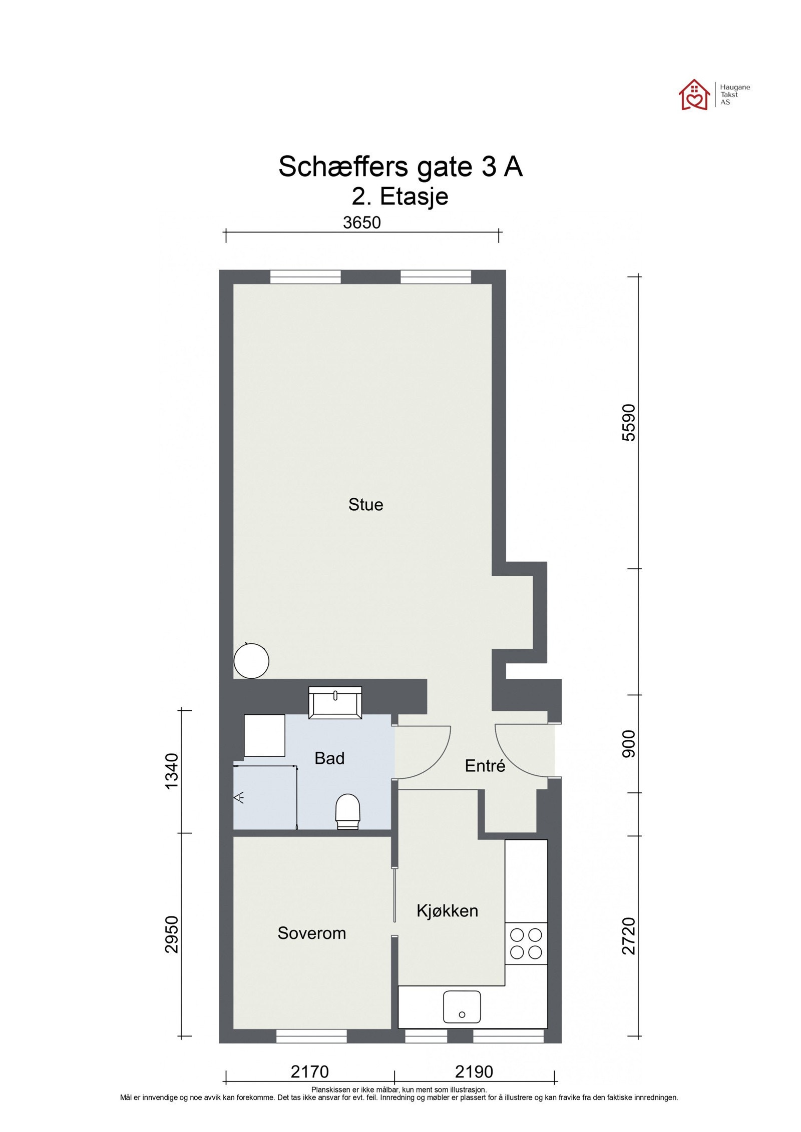 Plantegning 2. etasje Galleribilde