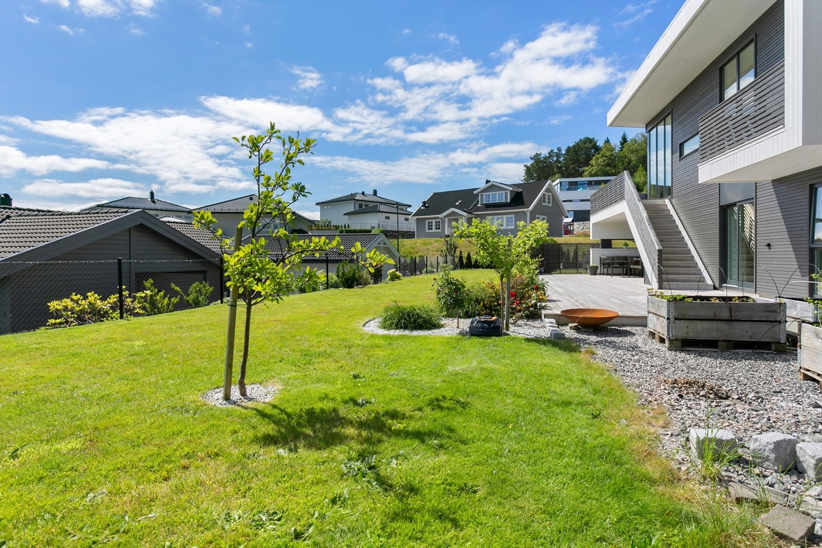 Flott opparbeidet tomt Galleribilde