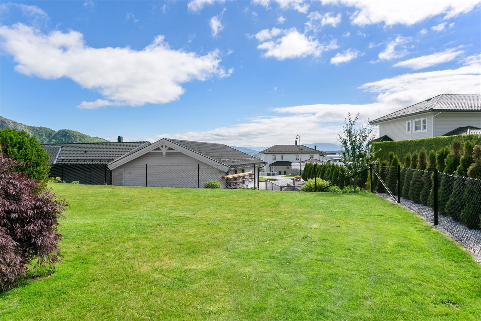 Fra tomten Galleribilde