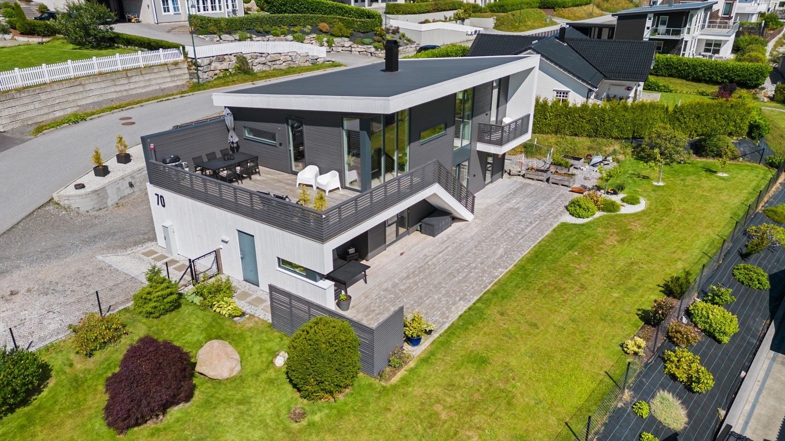 Dronefoto av eiendommen Galleribilde