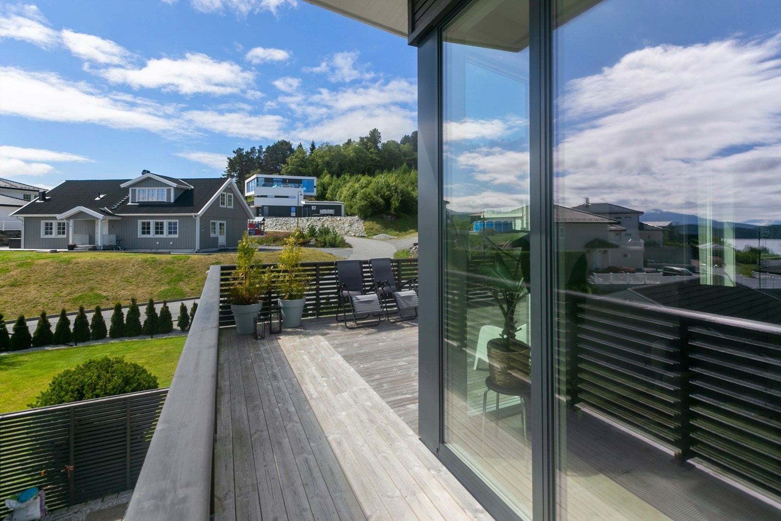 Fra terrassen Galleribilde