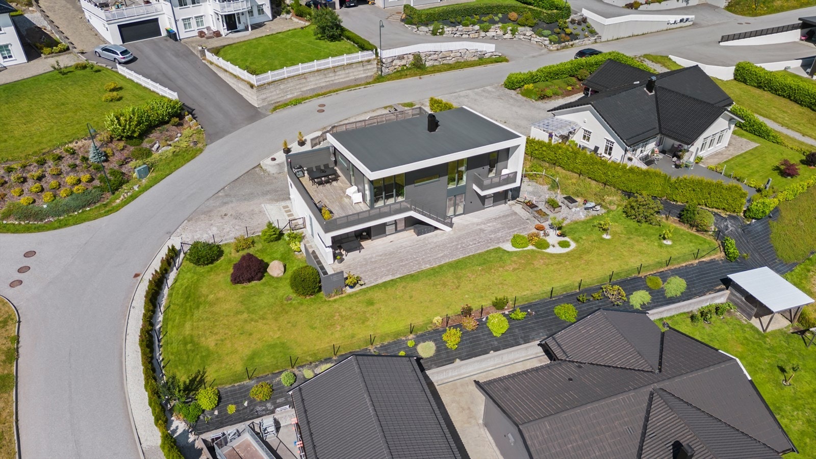 Dronefoto av eiendommen Galleribilde