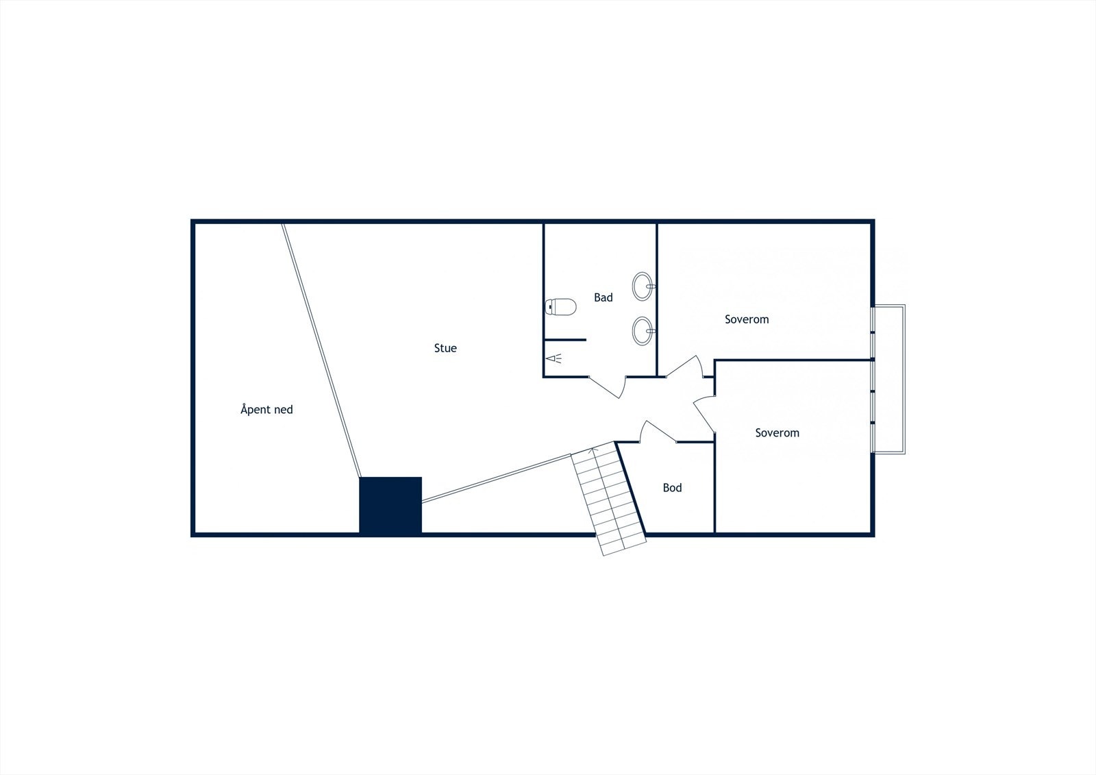 Plantegning 2.etasje Galleribilde