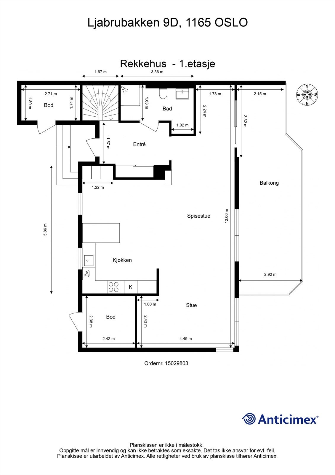 Plantegning - 1. etasje Galleribilde