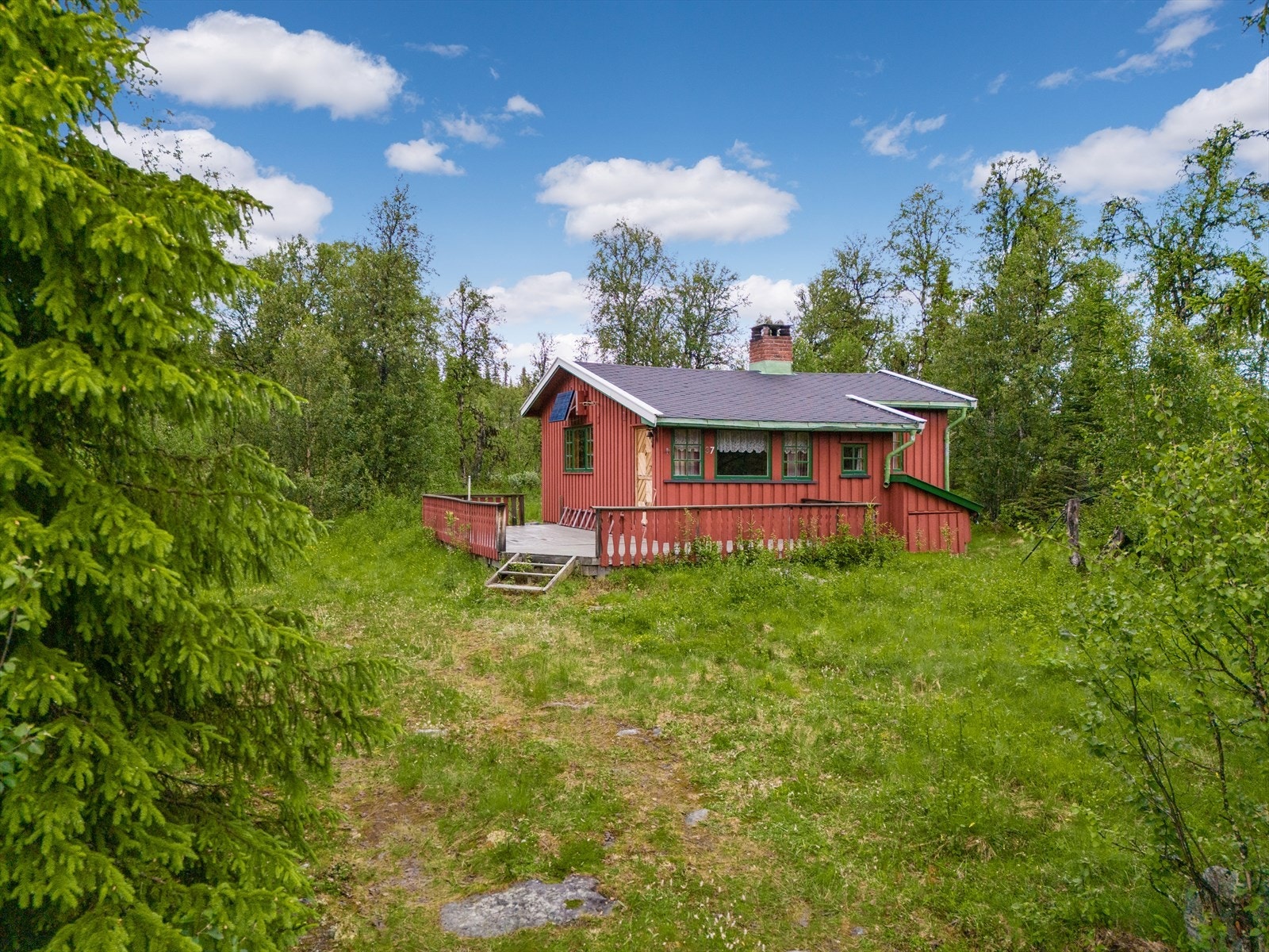 Stor tomt med mye privatliv og ro. Galleribilde