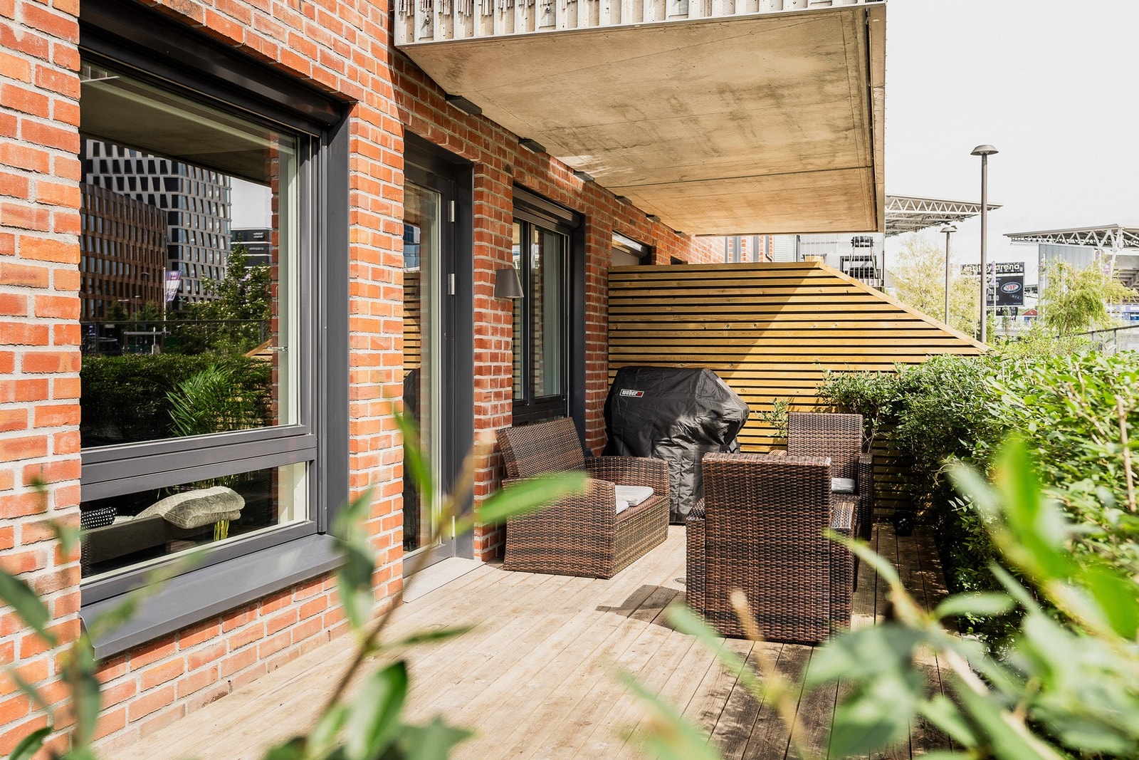 Flott sydøstvendt terrasse på hele 16kvm. Galleribilde