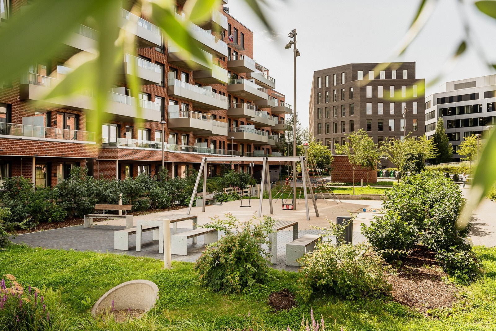 Hyggelig og frodig fellesområde. Galleribilde