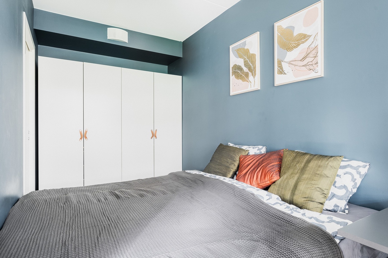 Smart utforming for dobbeltseng. Galleribilde