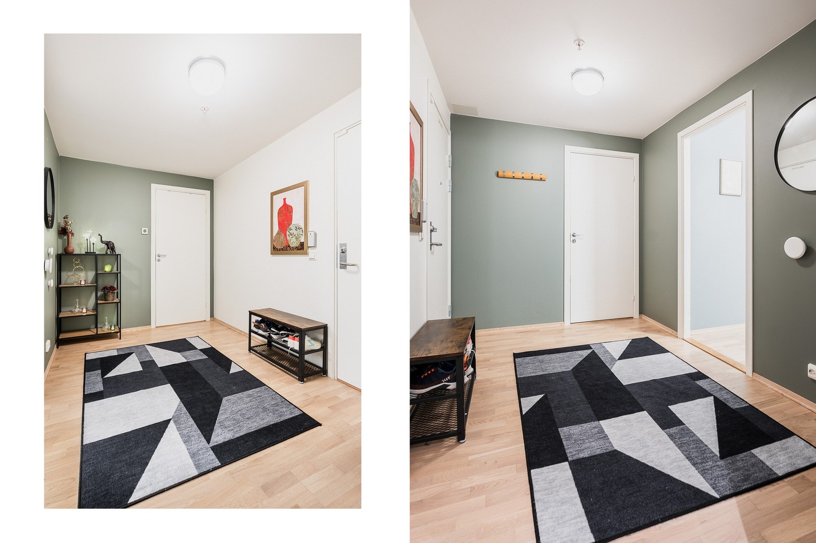 Romslig entré. Galleribilde