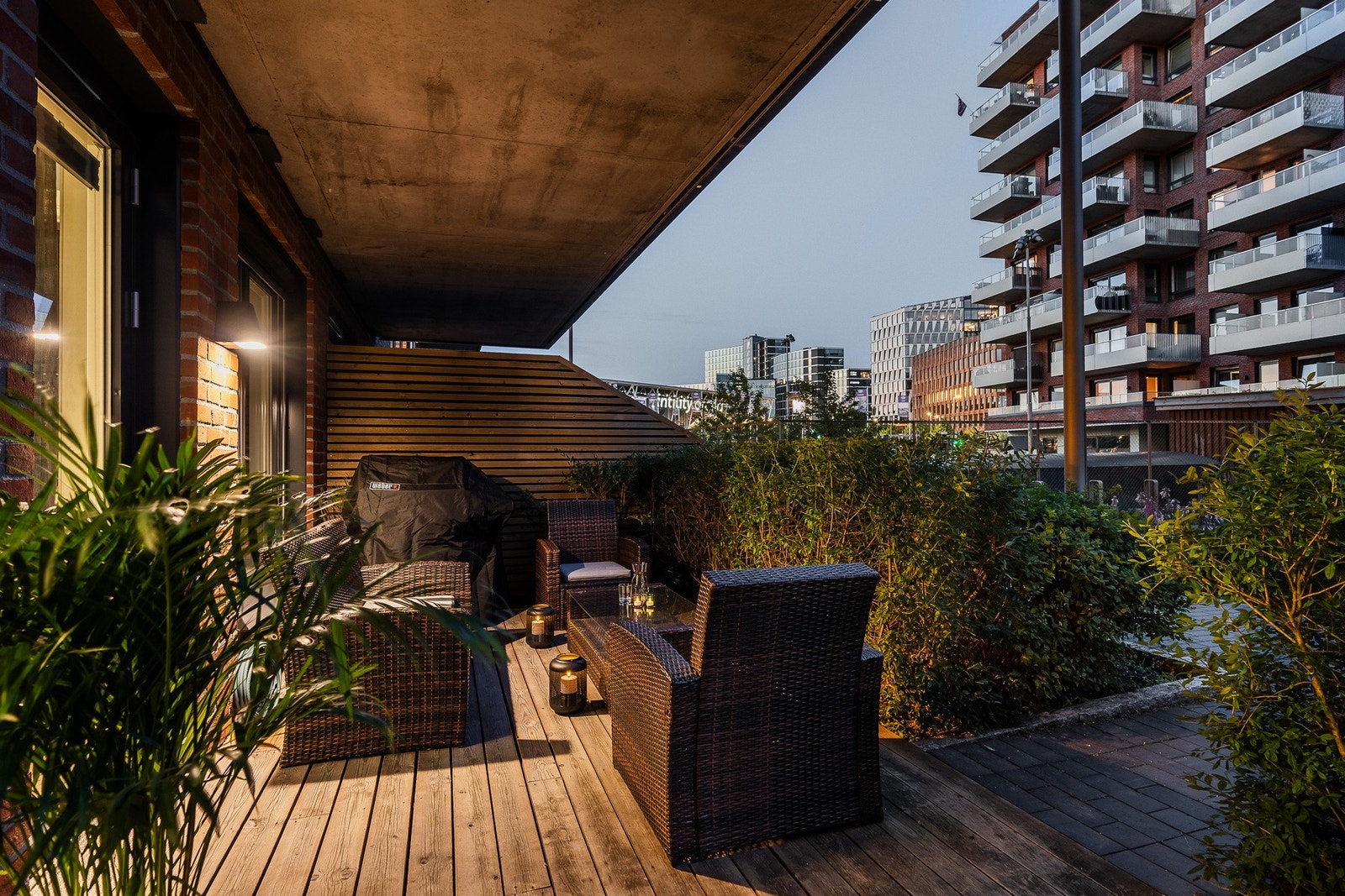 Hyggelig beplantning. Galleribilde