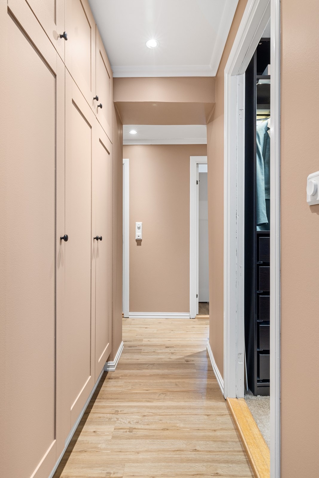 Masse oppbevaringsplass i gangen. Galleribilde