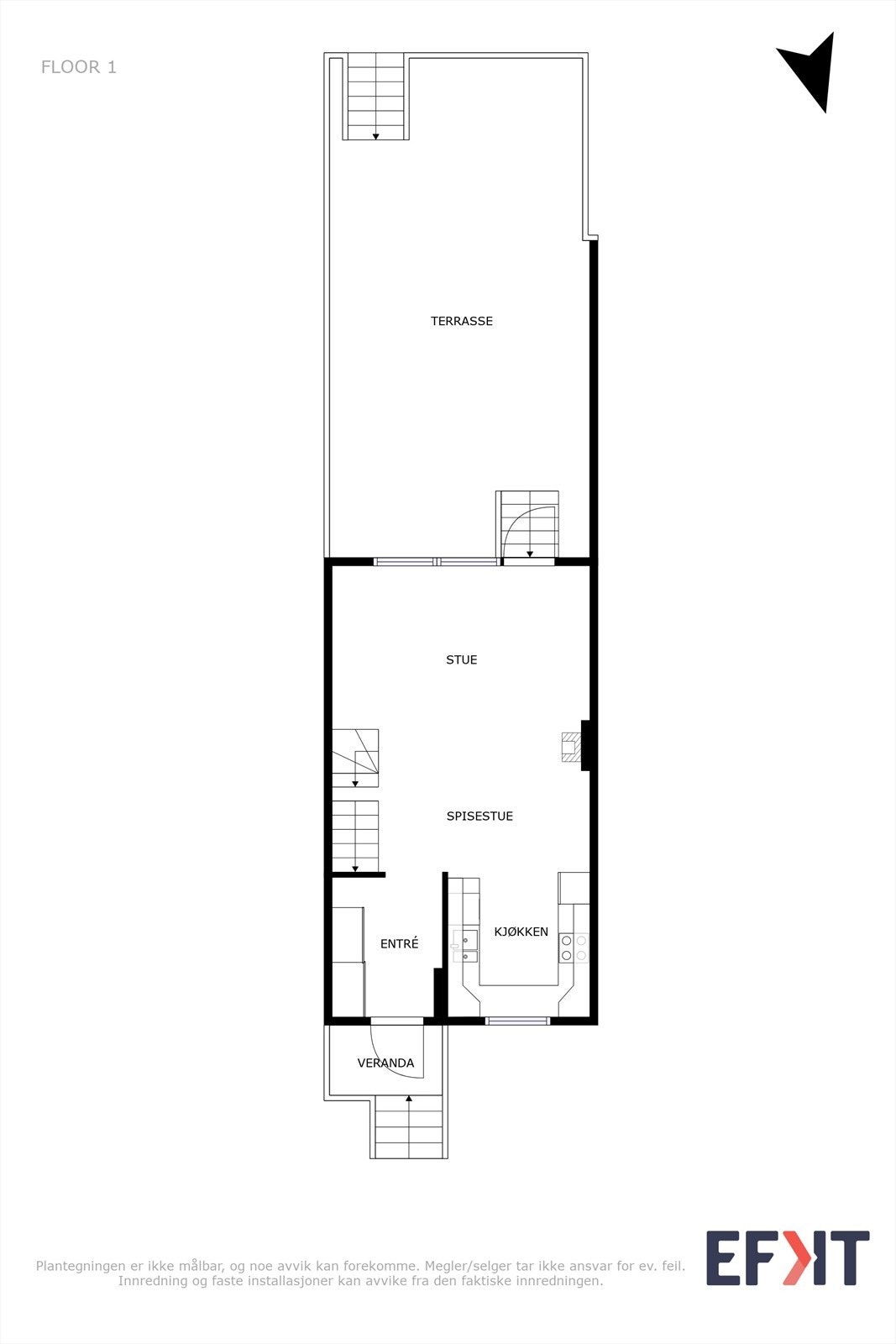 Plantegning hovedplan. Galleribilde