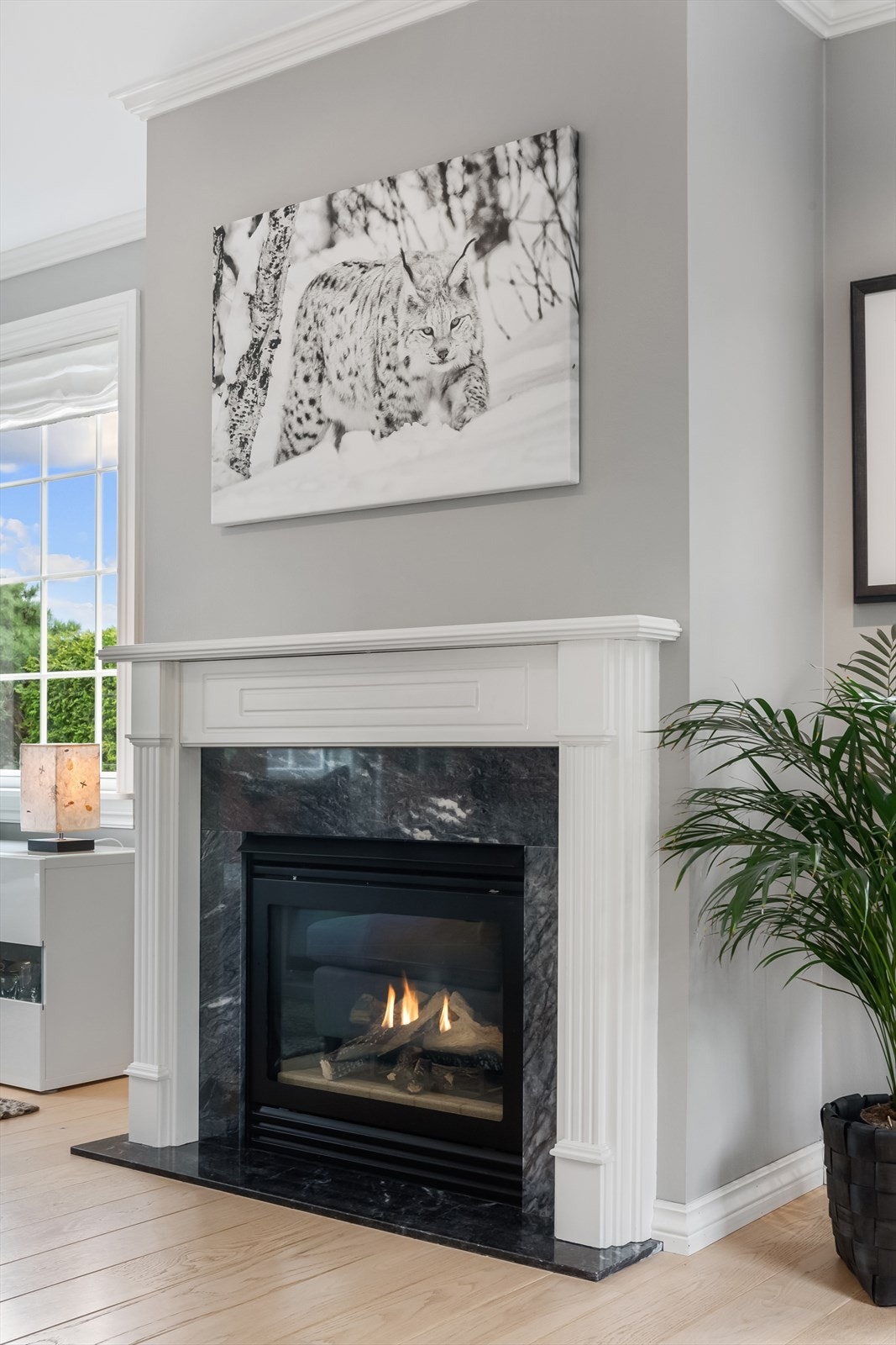 I tillegg til å by på peiskos er dette en behagelig ekstra varmekilde i de kaldeste månedene. Galleribilde