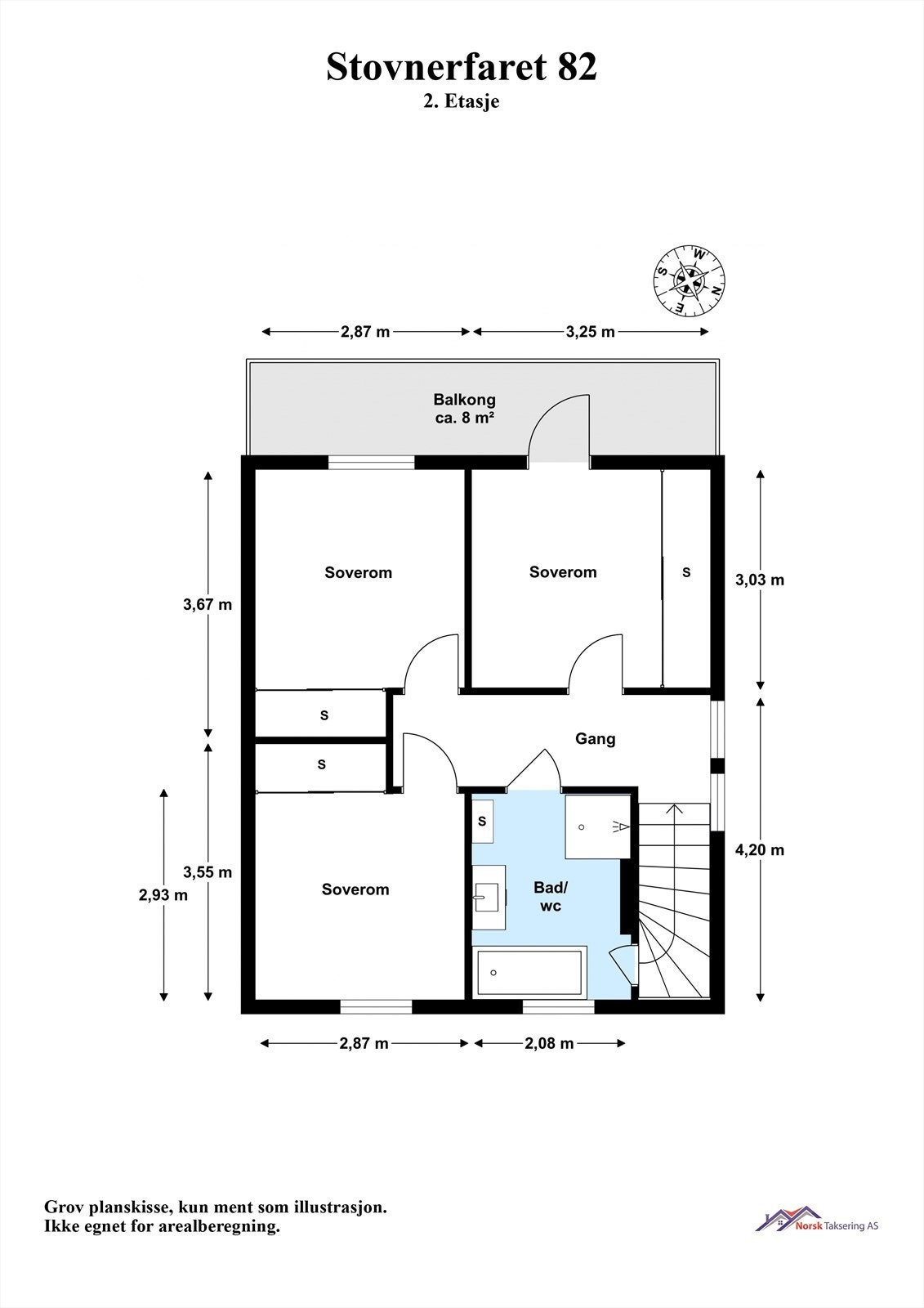 Stovnerfaret 82 - 2. Etasje. Galleribilde