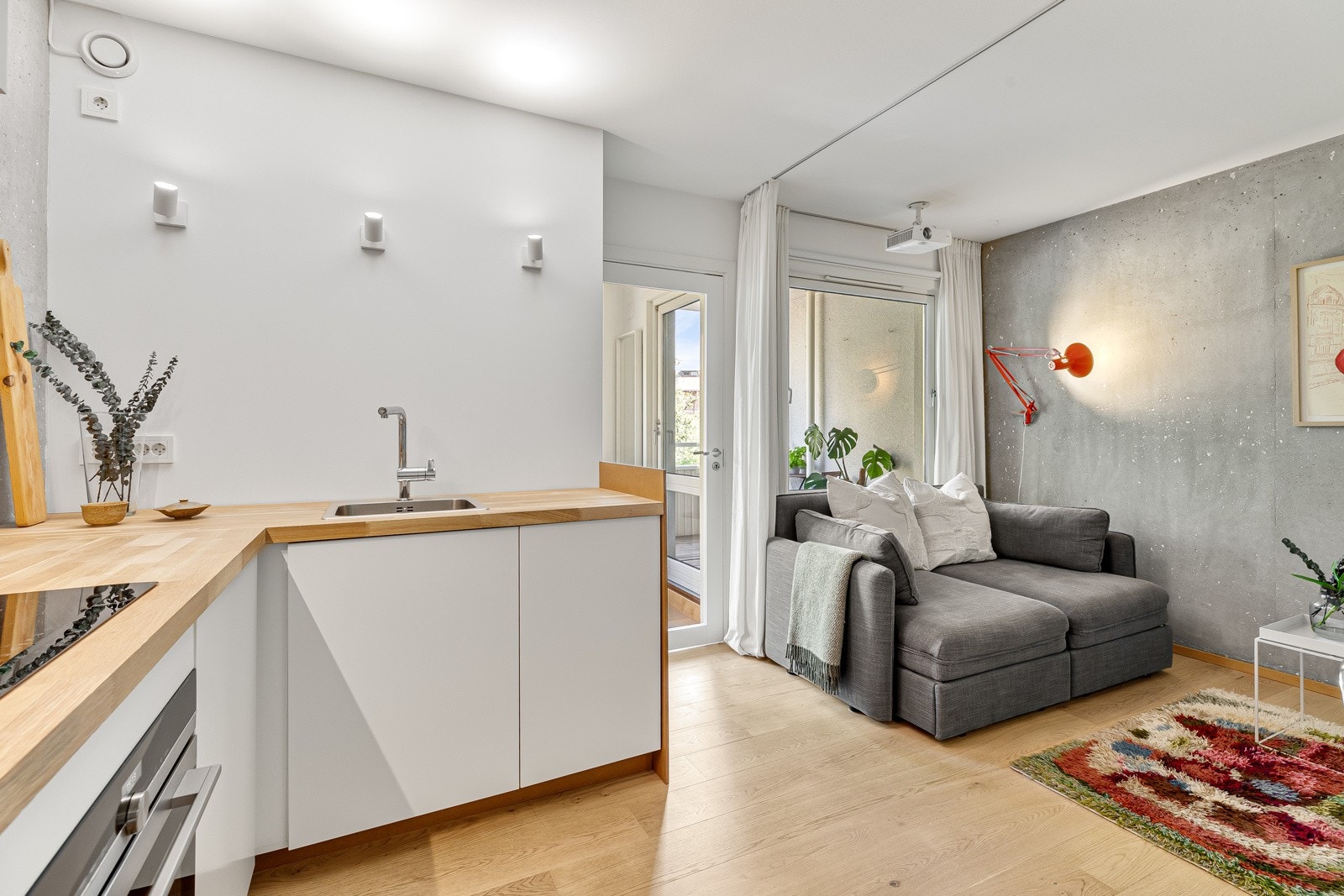 Leiligheten har en meget god planløsning som skaper rom og fleksibilitet Galleribilde