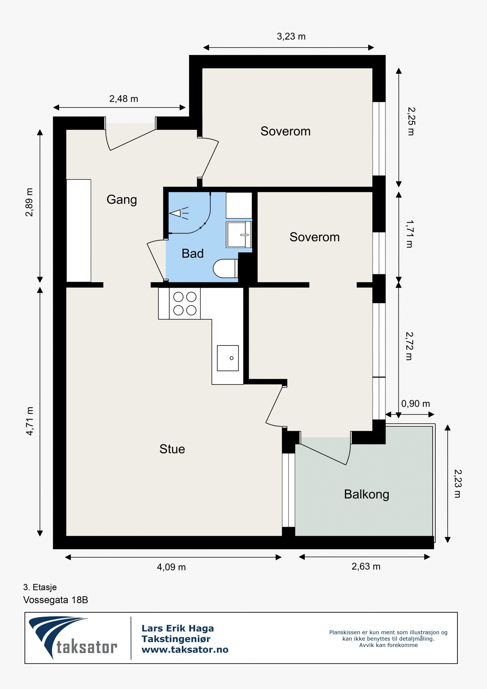 Plantegning Galleribilde
