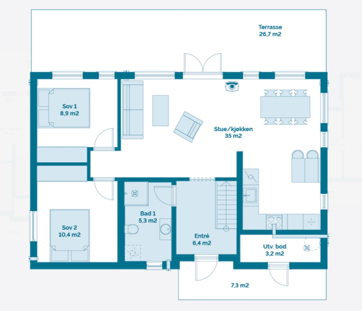 Grunnplan Galleribilde