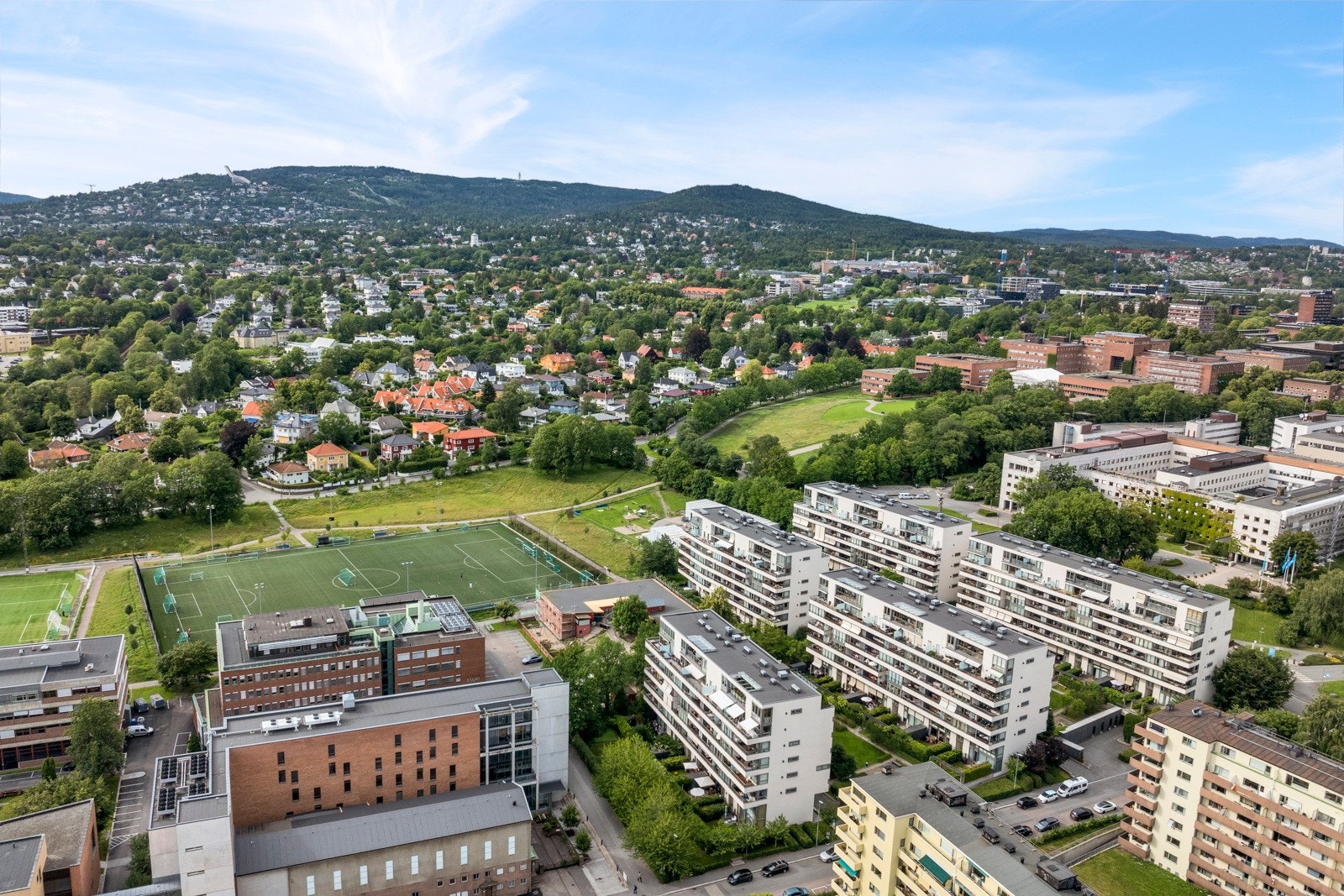 Etterspurt beliggenhet i Marienlyst Park Galleribilde