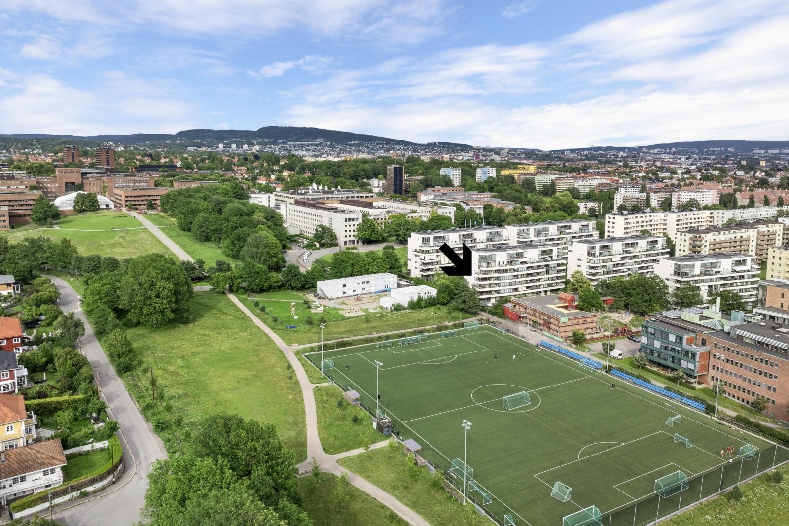 Etterspurt beliggenhet i Marienlyst Park Galleribilde