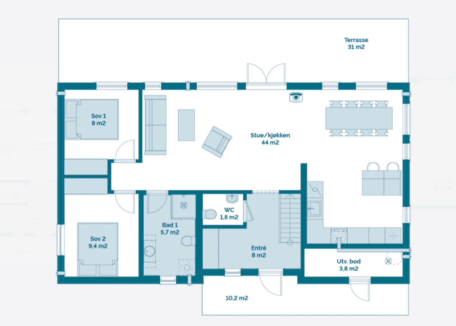 Grunnplan Galleribilde