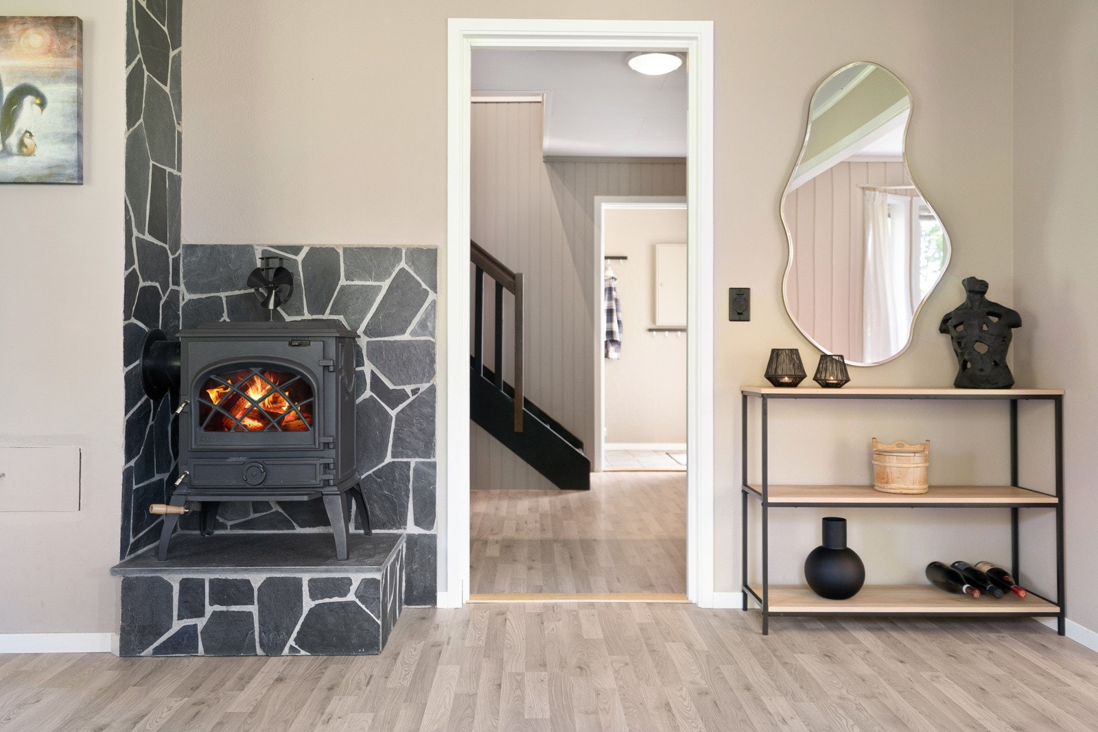 Vedovn for de kalde vinterdagene. Galleribilde