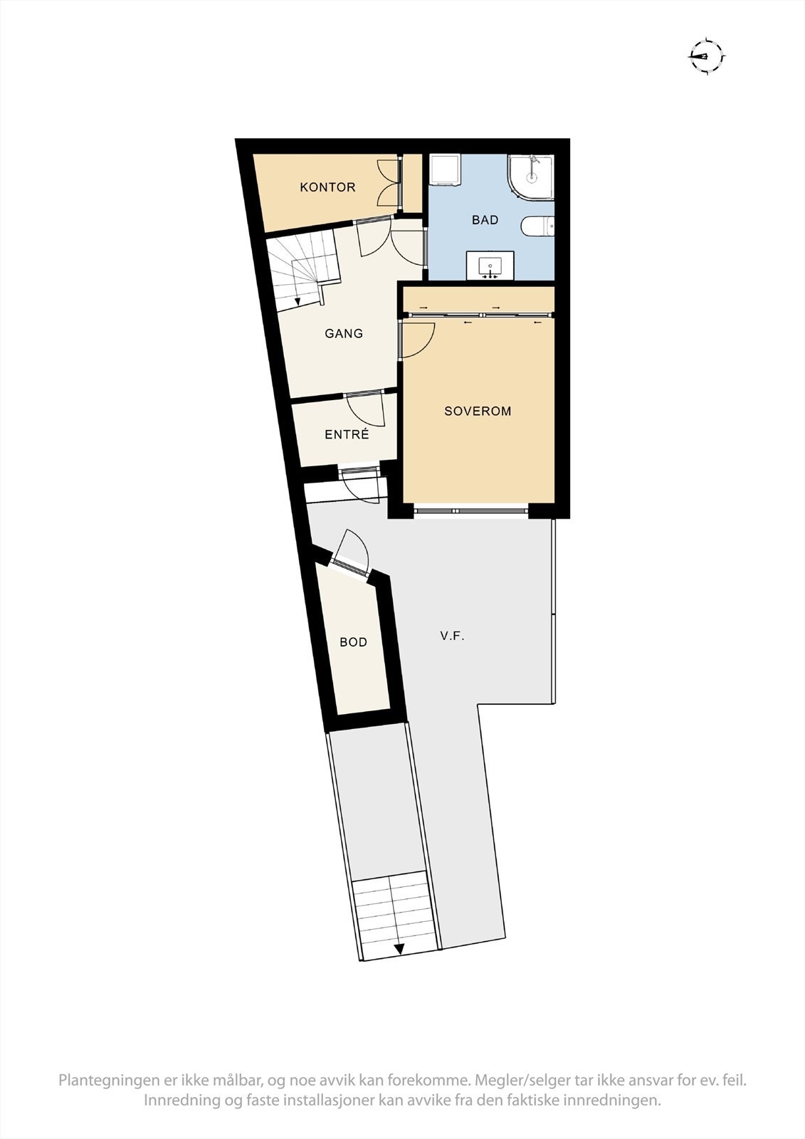 Plantegning for 1.etasje Galleribilde