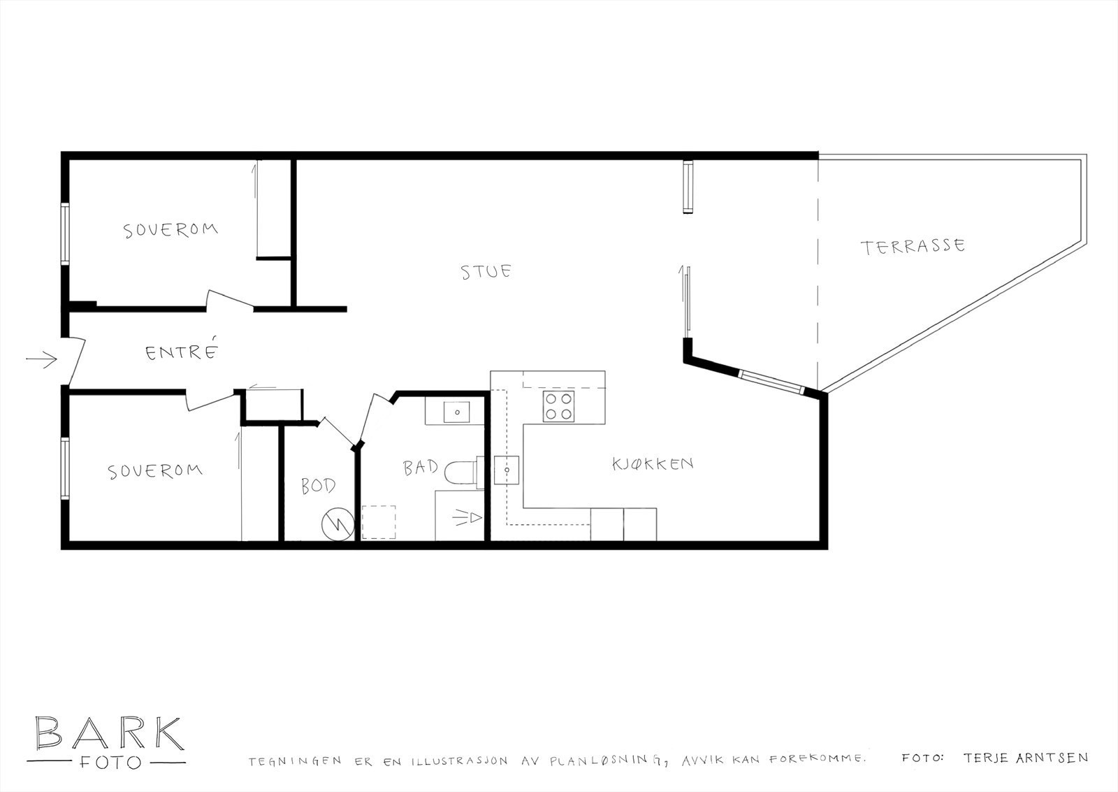 Plantegning | Thormøhlens gate 9 Galleribilde