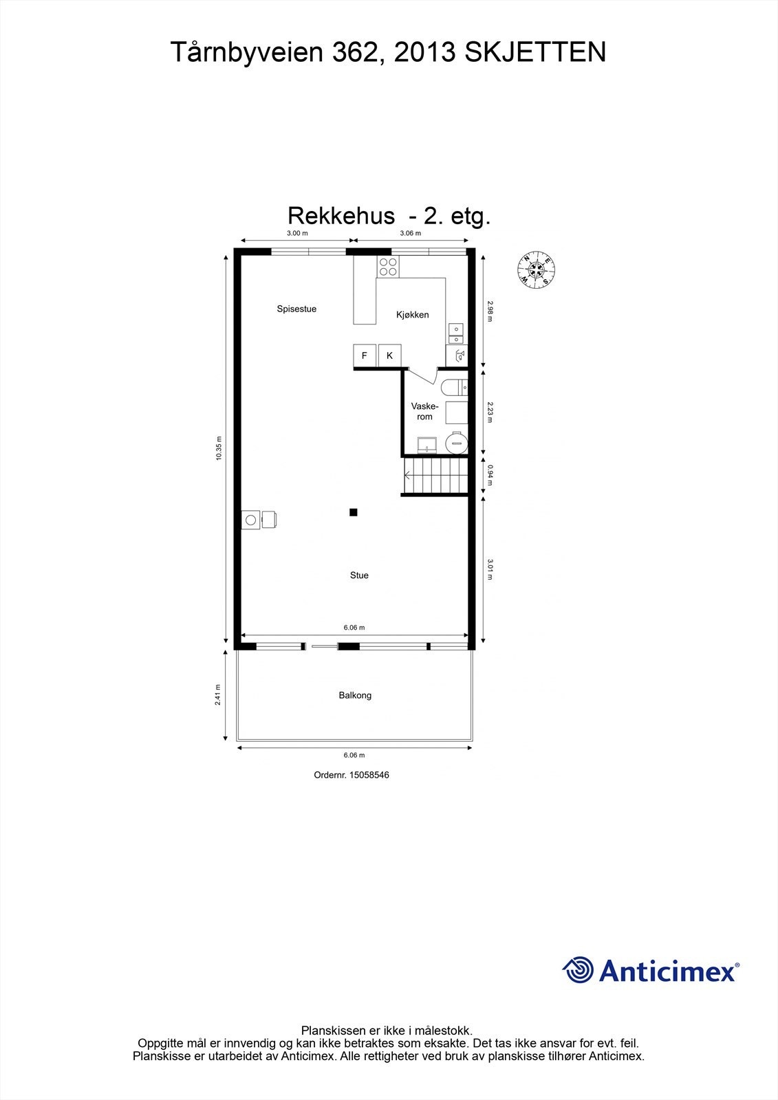 Plantegning 2. etasje Galleribilde