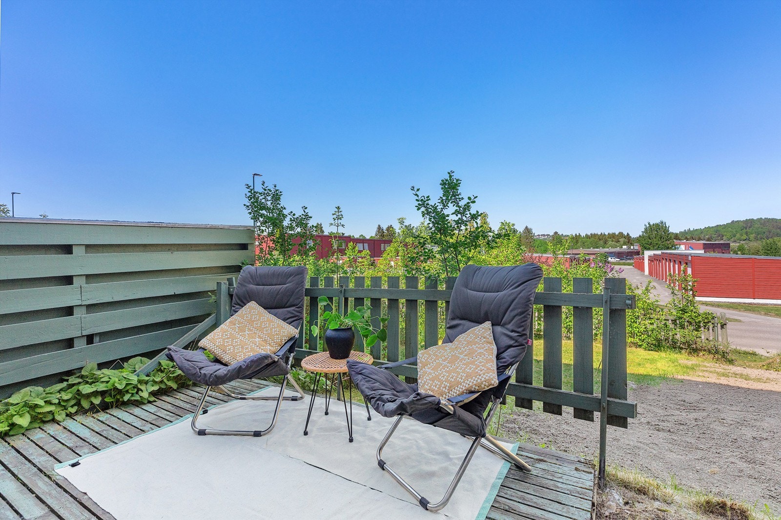 Platting på baksiden av boligen Galleribilde