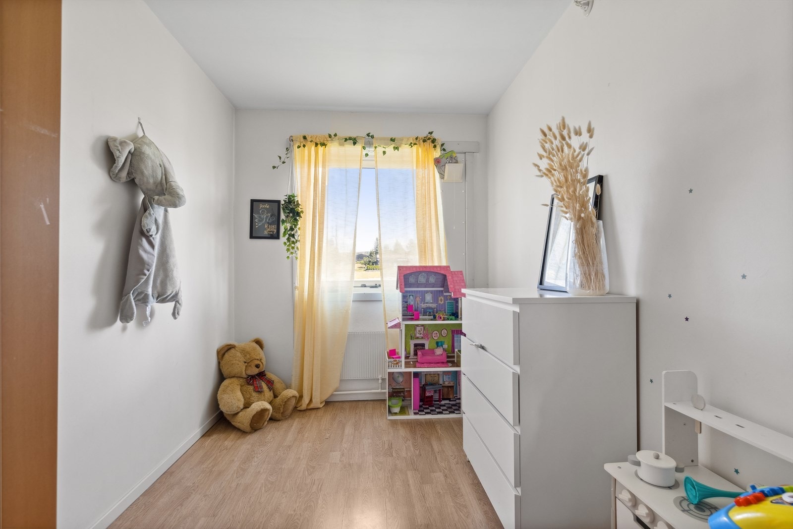 Det tredje soverommet er i dag innredet som barnerom. Galleribilde