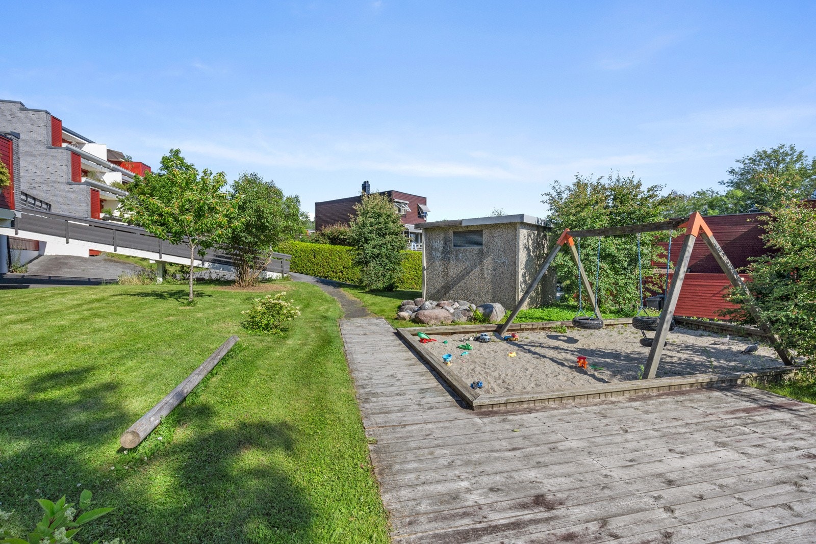 Fellesområde rett ved inngangspartiet Galleribilde