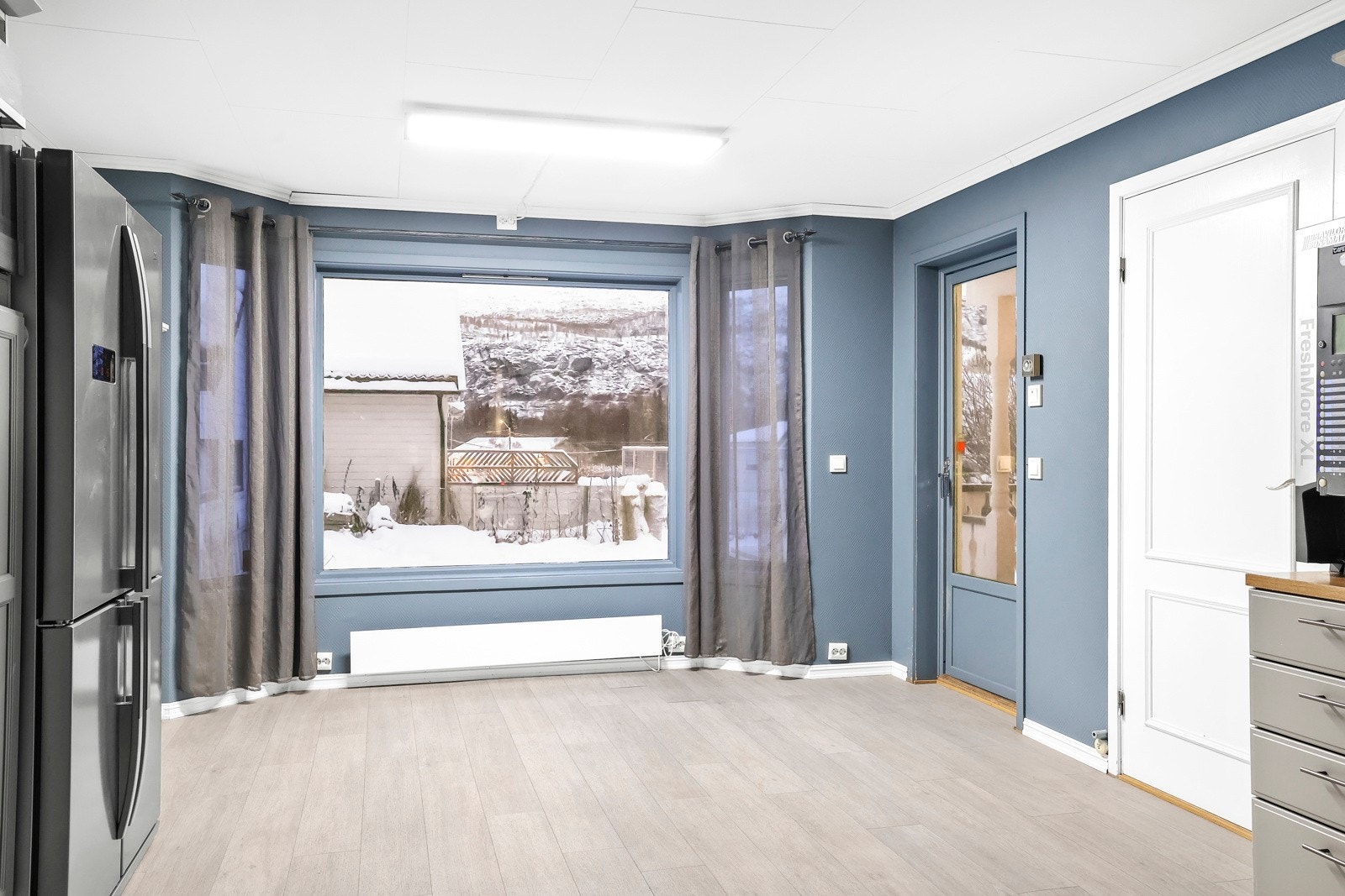 Her er det god plass til en spisestue Galleribilde