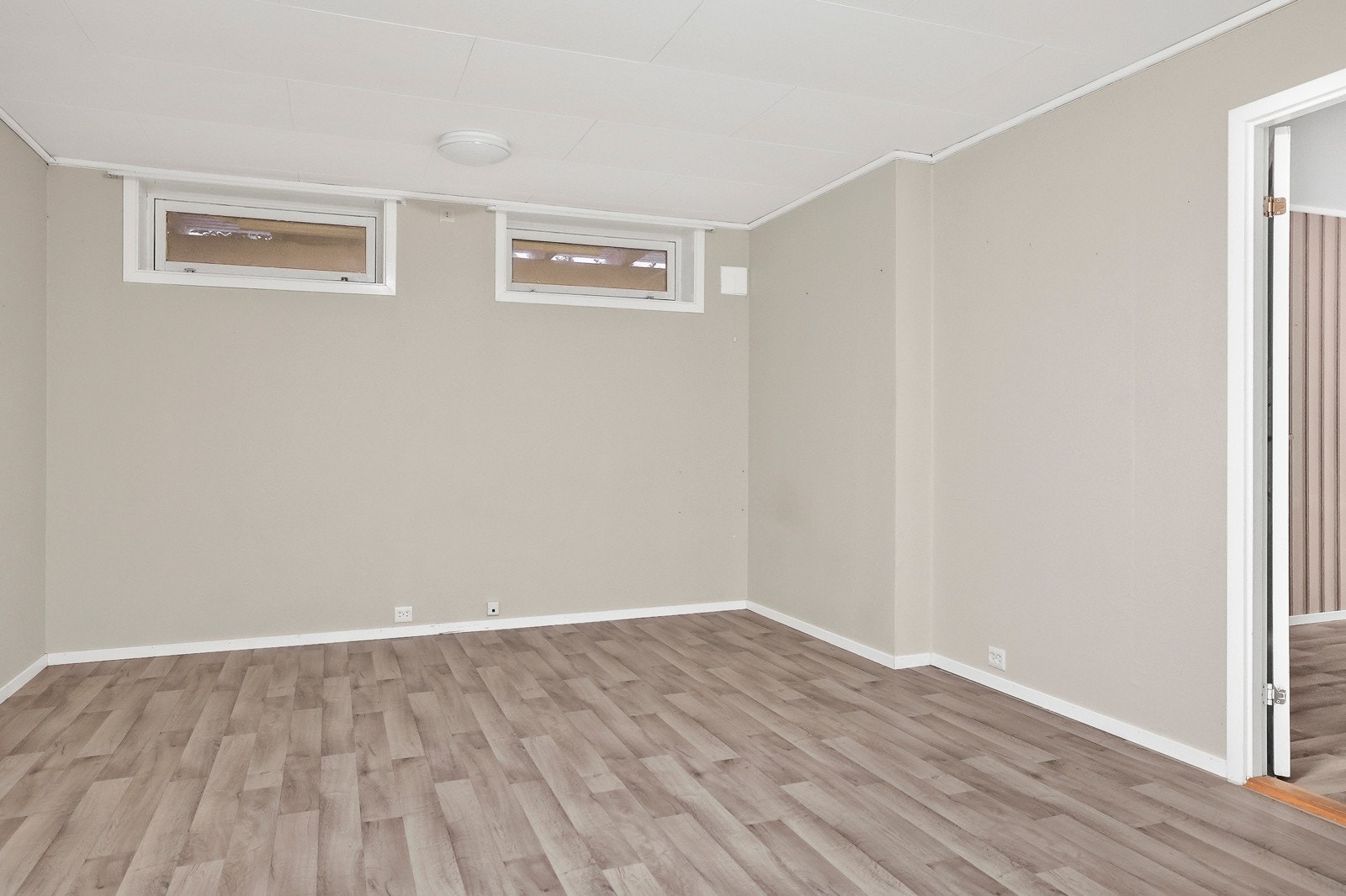 Rom som i dag blir brukt som soverom Galleribilde