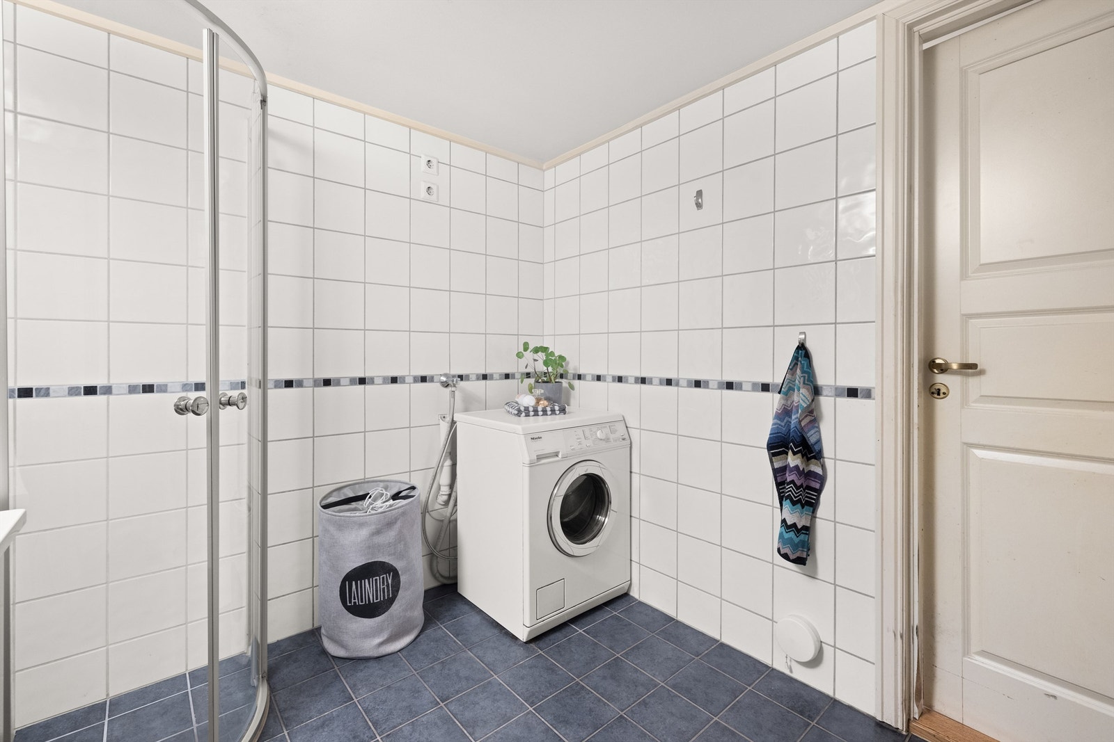 Badet har opplegg for vaskemaskin Galleribilde