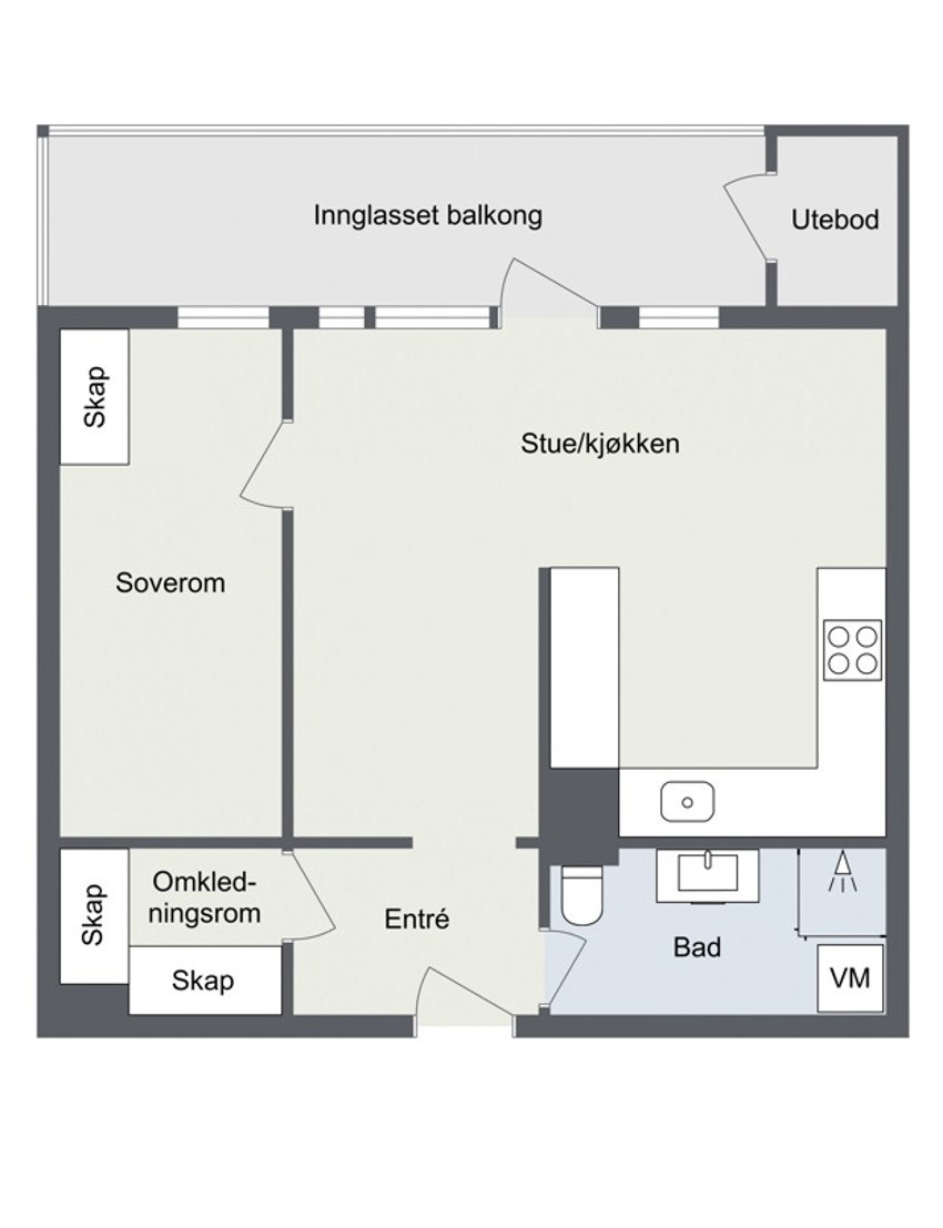9. etasje med heisadkomst Galleribilde