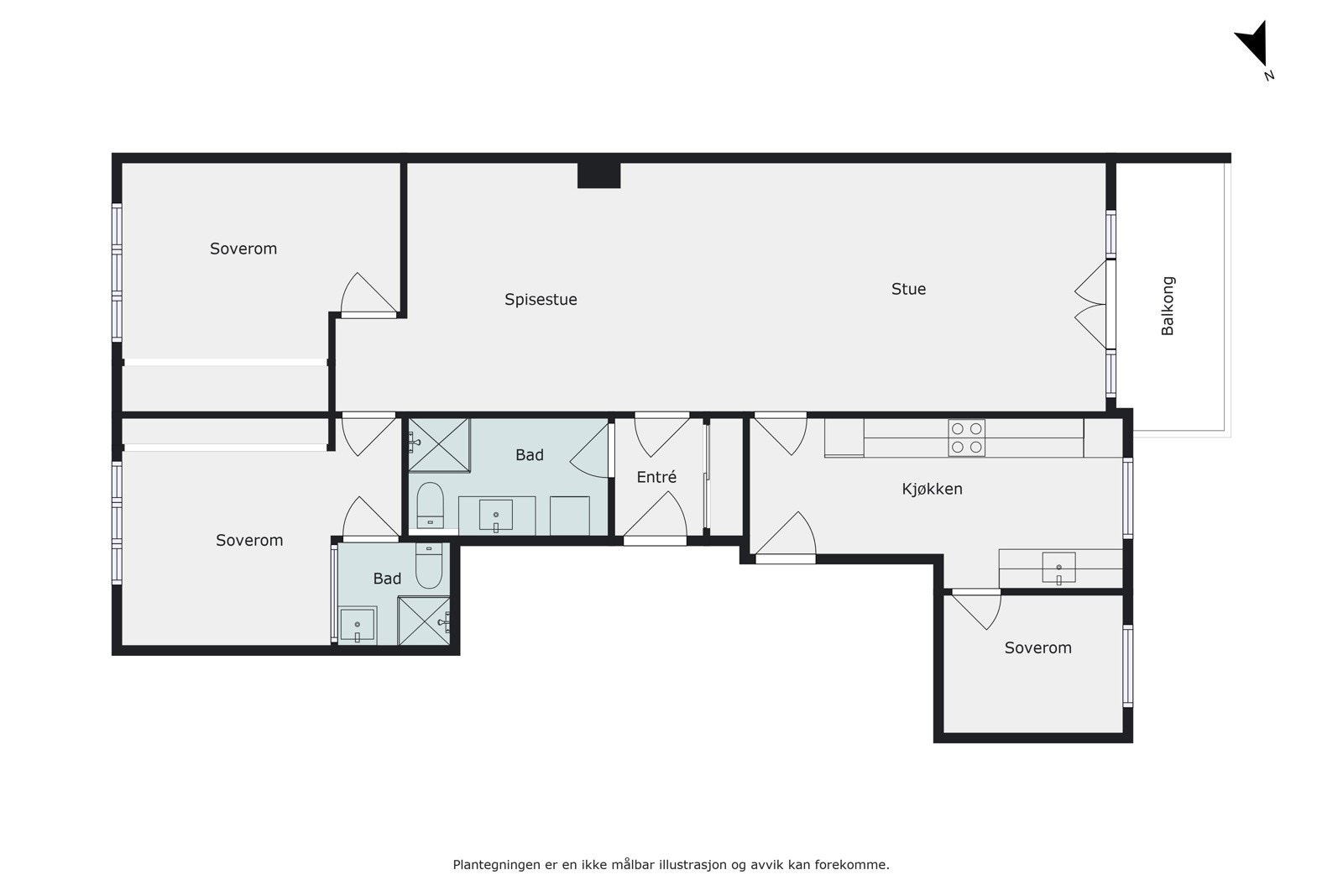 Plantegning Galleribilde