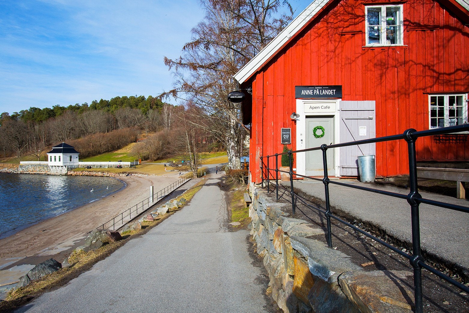 Kort vei til populære Hvervenbukta Galleribilde