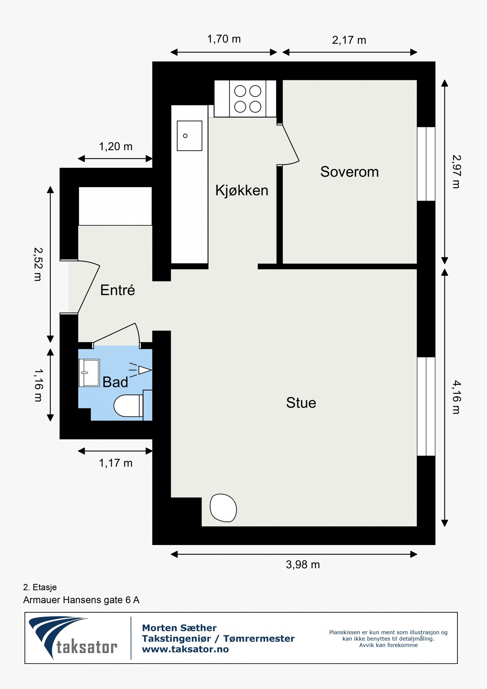 Plantegning - 2. etasje. Galleribilde