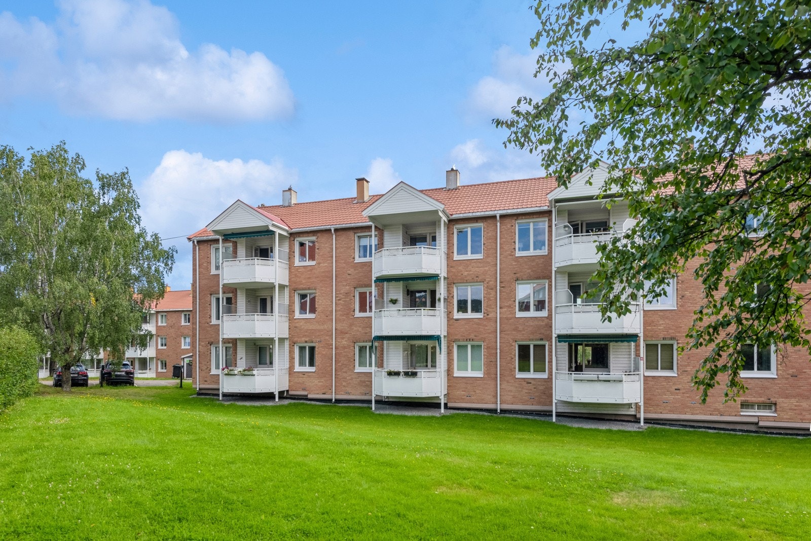 Velstelt bygningsmasse med god plass mellom blokkene. Flotte uteområder som stelles av en veldig flink vaktmester. Galleribilde